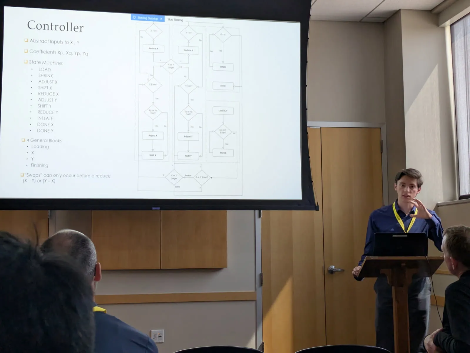 My presentation at the conference.